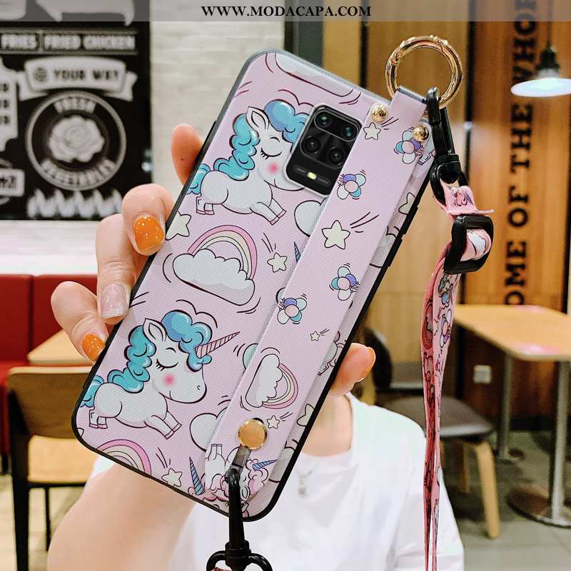 Capa Xiaomi Redmi Note 9 Pro Silicone Capas Desenho Animado Wrisband Personalizado Pequena Fofas Bar