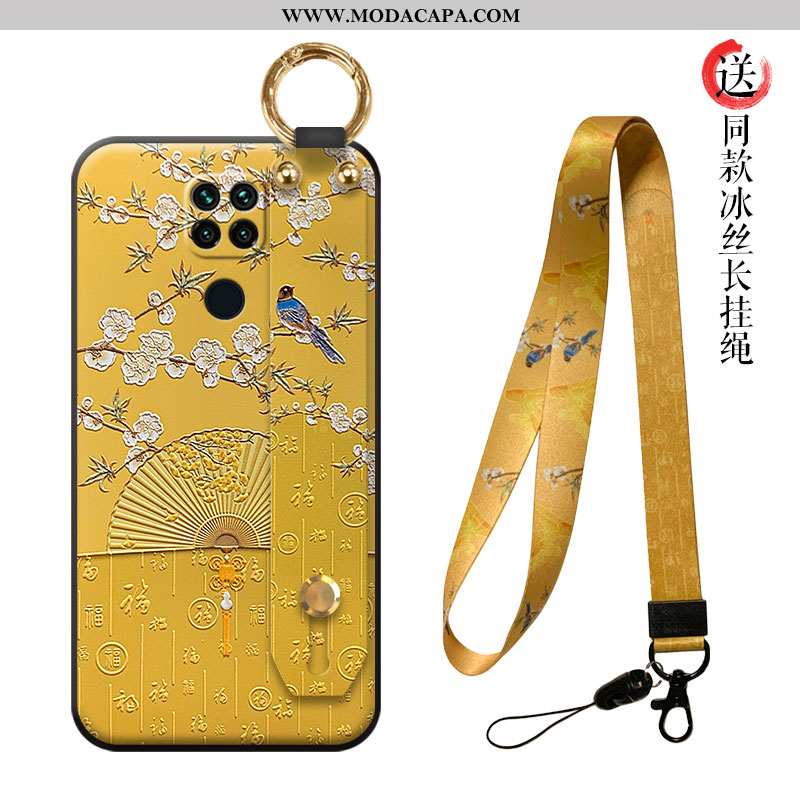 Capa Xiaomi Redmi Note 9 Personalizada Telemóvel Midi Antiqueda Tendencia Wrisband Capas Baratas