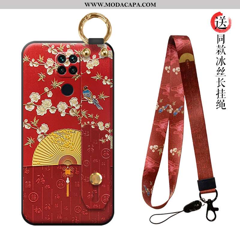 Capa Xiaomi Redmi Note 9 Personalizada Telemóvel Midi Antiqueda Tendencia Wrisband Capas Baratas