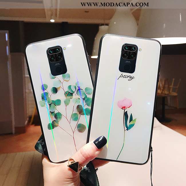 Capas Xiaomi Redmi Note 9 Criativas Vidro Frente Malha Estiloso Personalizada Cordao Comprar
