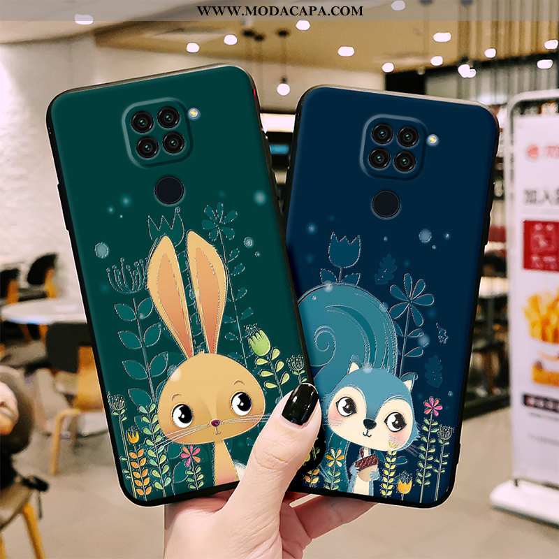 Capa Xiaomi Redmi Note 9 Tendencia Malha Protetoras Completa Soft Silicone Fosco Venda