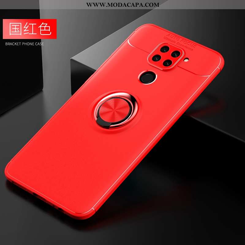 Capas Xiaomi Redmi Note 9 Protetoras Completa Fosco Antiqueda Cases Vermelho Barato