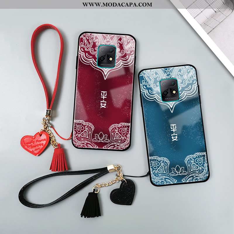 Capa Xiaomi Redmi Note 9 Silicone Azul Telinha Antiqueda Vidro Cases Vermelho Online