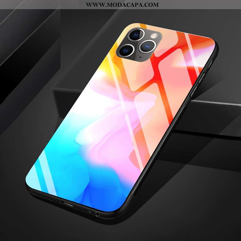 Capas iPhone 11 Pro Max Silicone Protetoras Vidro Telemóvel Colorida Claro Online