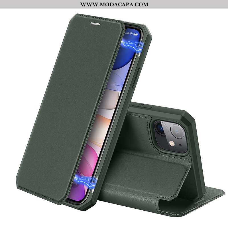 Capa iPhone 11 Pro Max Protetoras De Grau Suporte Couro Nova Telemóvel Minimalista Venda