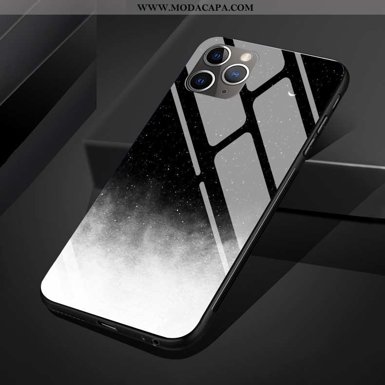 Capas iPhone 11 Pro Max Silicone Telemóvel Protetoras Vidro Texturizada Estrelado Claro Online