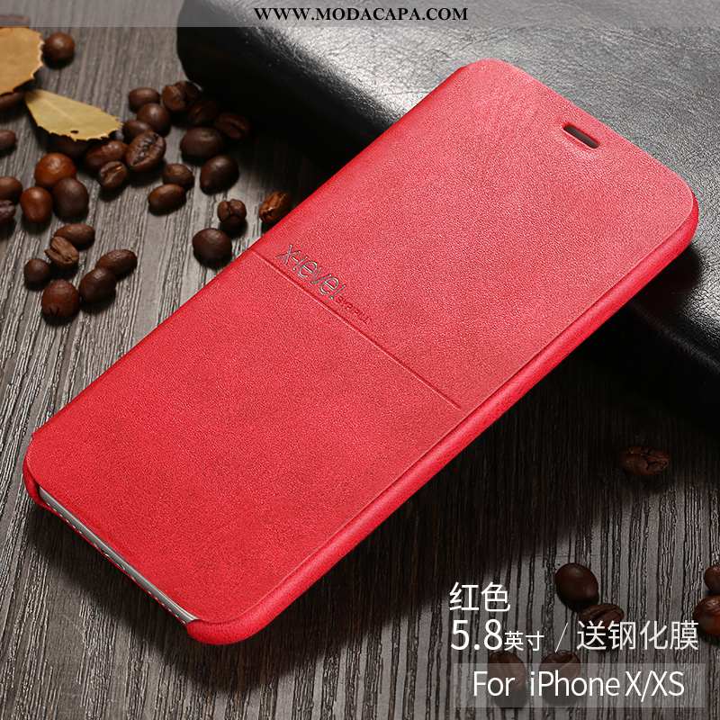 Capa iPhone 11 Pro Max Protetoras Telemóvel Business Cover Slim Preto Cases Promoção
