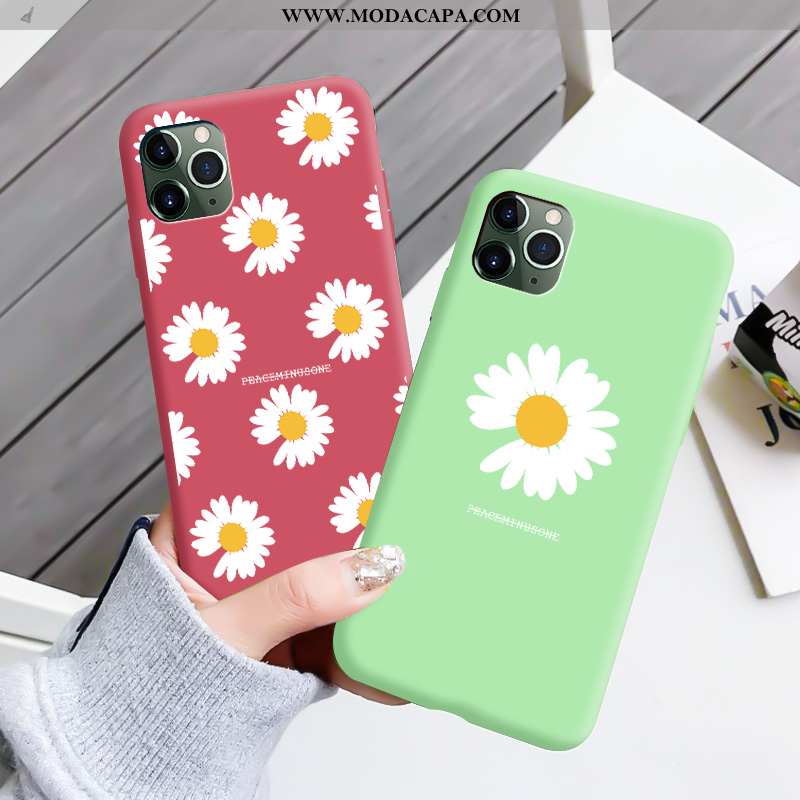 Capa iPhone 11 Pro Criativas Personalizada Cases Flatform Silicone Minimalista Soft Venda