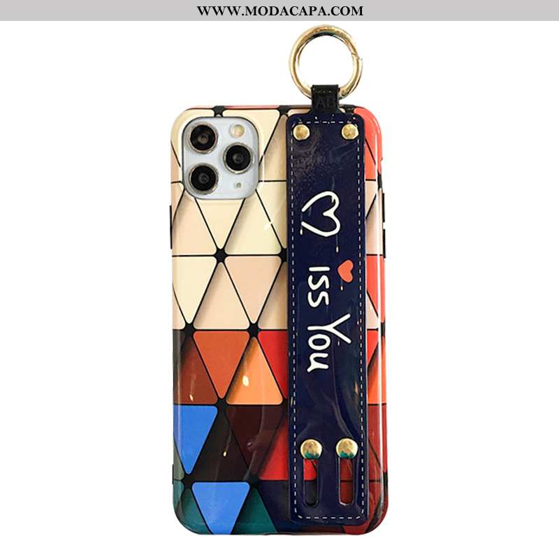 Capa iPhone 11 Pro Personalizado Wrisband Capas Completa Quadriculada Antiqueda Telemóvel Promoção