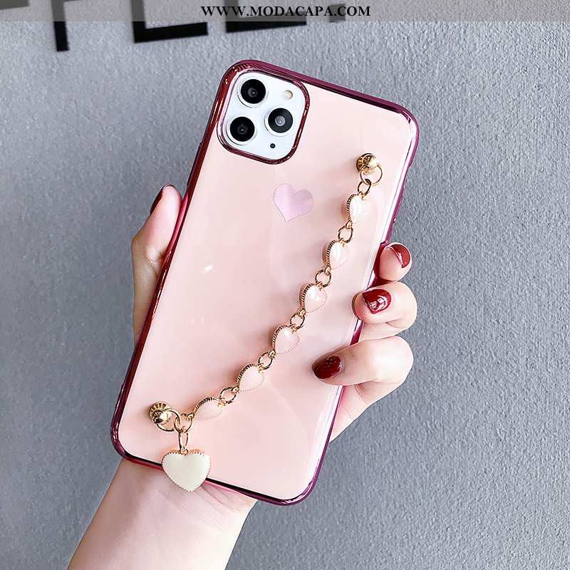 Capa iPhone 11 Pro Protetoras Casal Soft Luxo Cases Coração Criativas Online