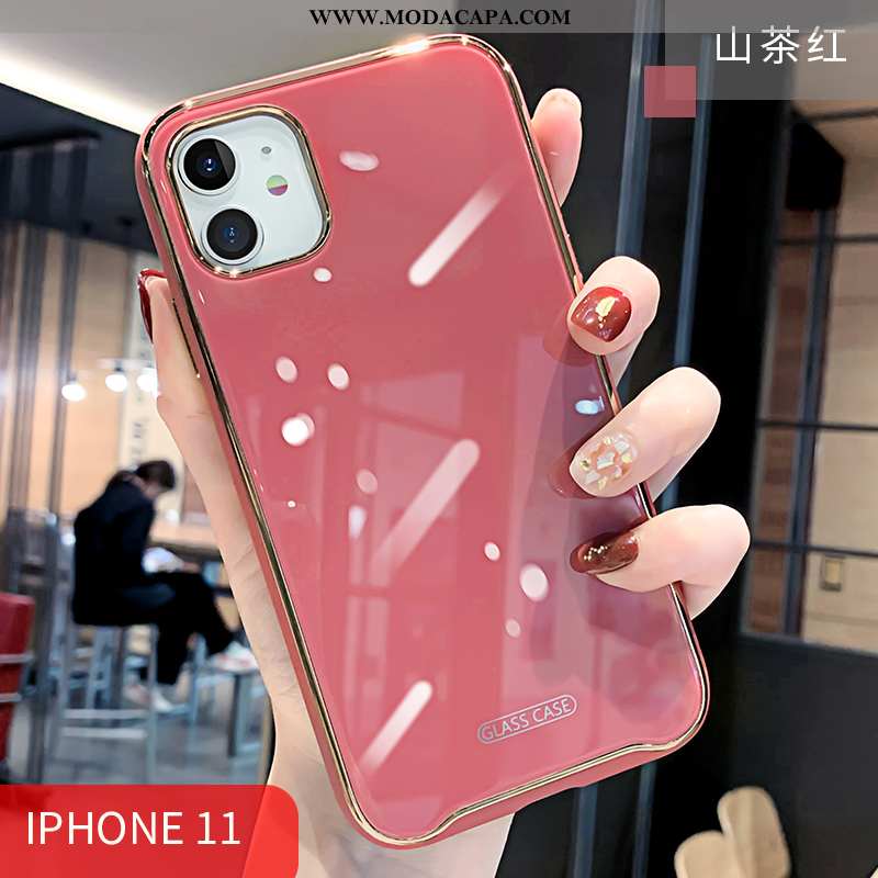 Capas iPhone 11 Silicone Telemóvel Verde De Grau Lisas Protetoras Simples Barato