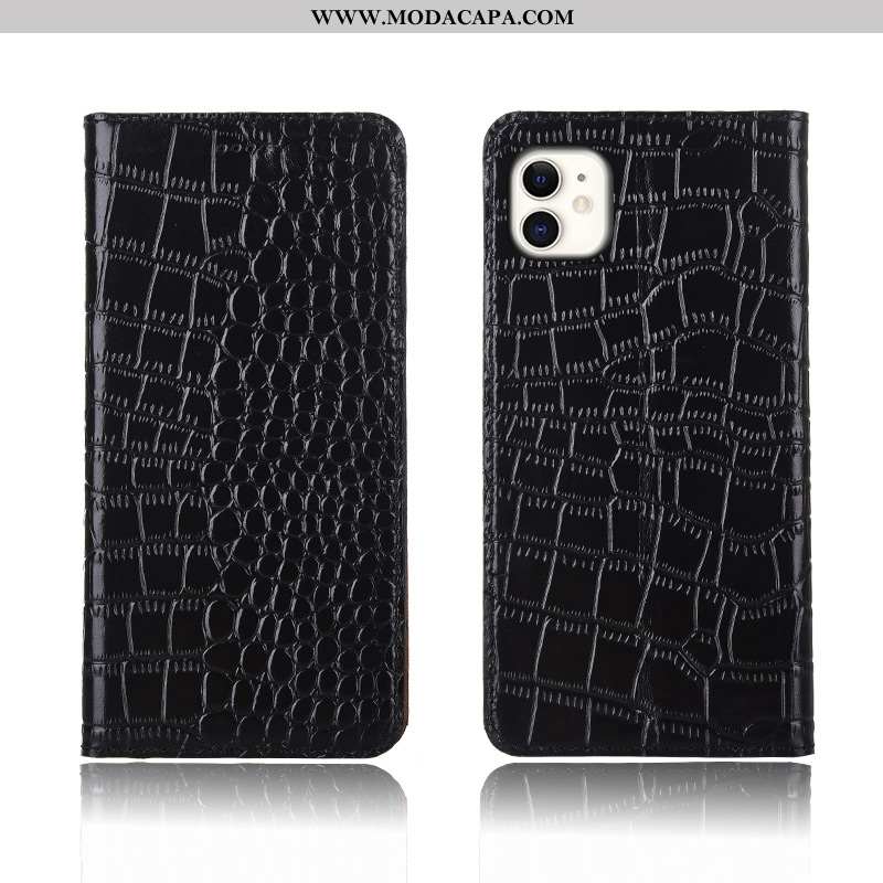 Capas iPhone 11 Couro Protetoras Silicone Criativas Legitimo Marrom Crocs Online