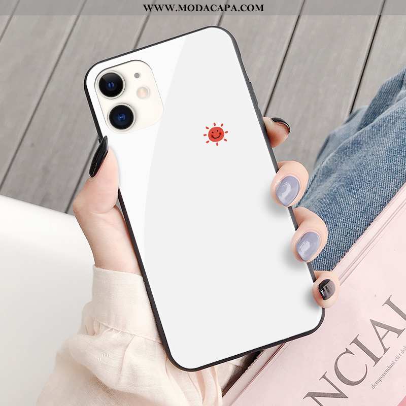 Capas iPhone 11 Criativas Casal Telemóvel Minimalista Estiloso Cases Baratos