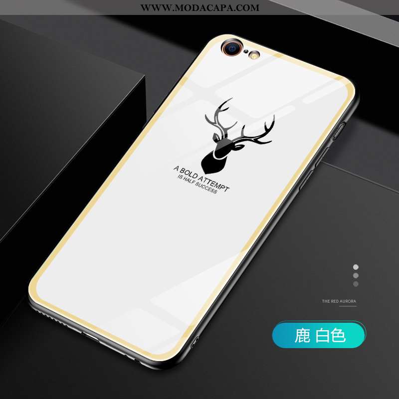 Capa iPhone 6/6s Plus Vidro Criativas Telemóvel Silicone Estiloso Personalizado Casal Online