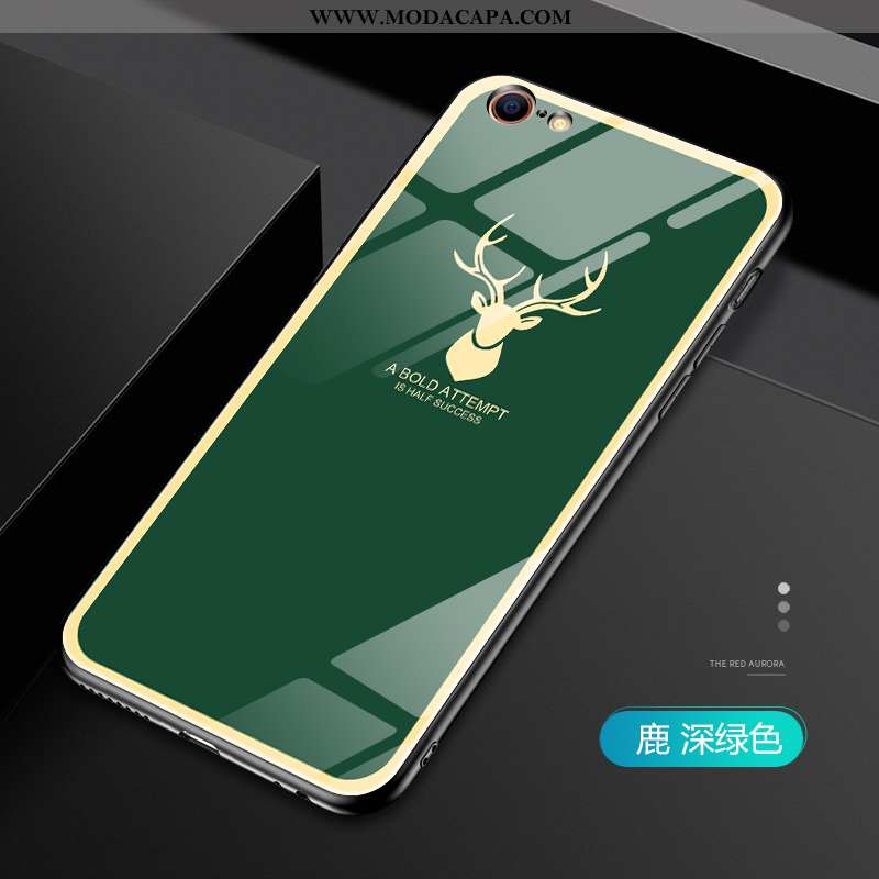 Capa iPhone 6/6s Plus Vidro Criativas Telemóvel Silicone Estiloso Personalizado Casal Online