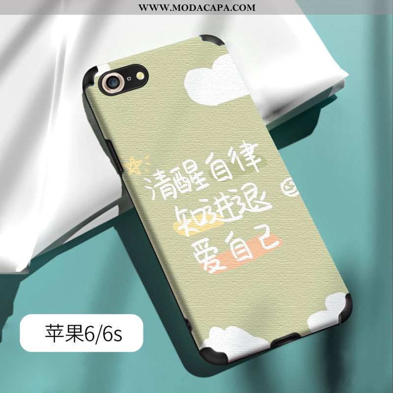 Capas iPhone 6/6s Plus Protetoras Vermelho Silicone Tendencia Cases Completa Promoção