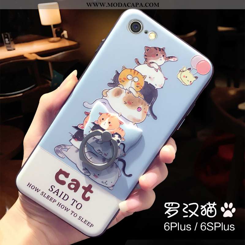 Capa iPhone 6/6s Plus Soft Personalizado Fosco Capas Criativas Protetoras Desenho Animado Barato