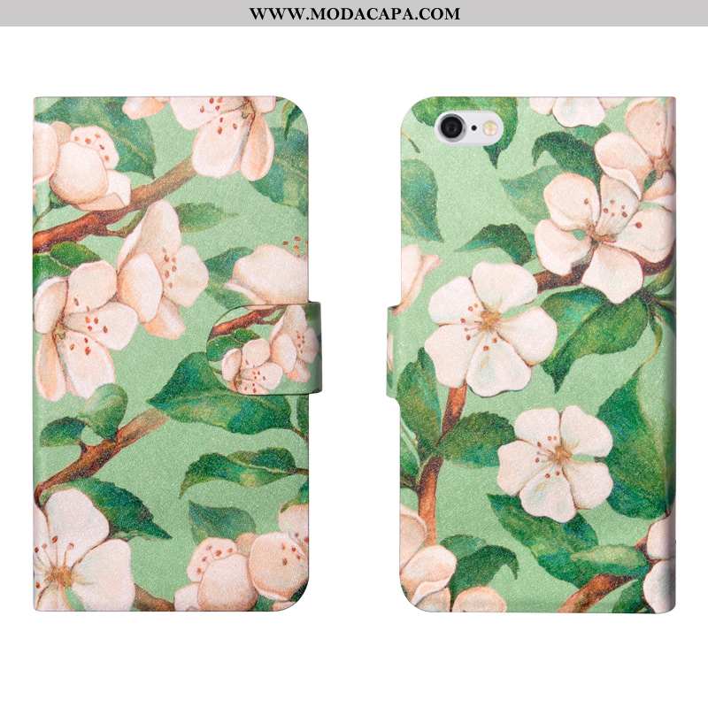 Capas iPhone 6/6s Plus Protetoras Minimalista Couro Malha Criativas Cases Venda