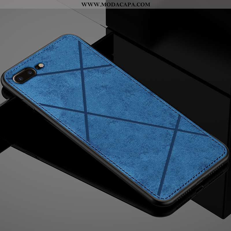 Capa iPhone 7 Plus Soft Azul Slim Antiqueda Silicone Minimalista Pu Baratas