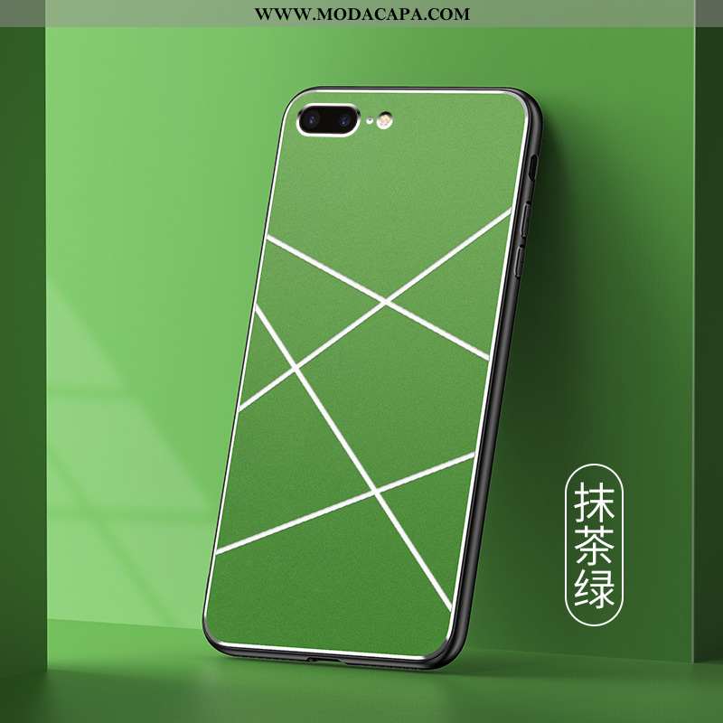 Capa iPhone 7 Plus Protetoras Personalizada Moda Completa Antiqueda Verde Metalizada Comprar