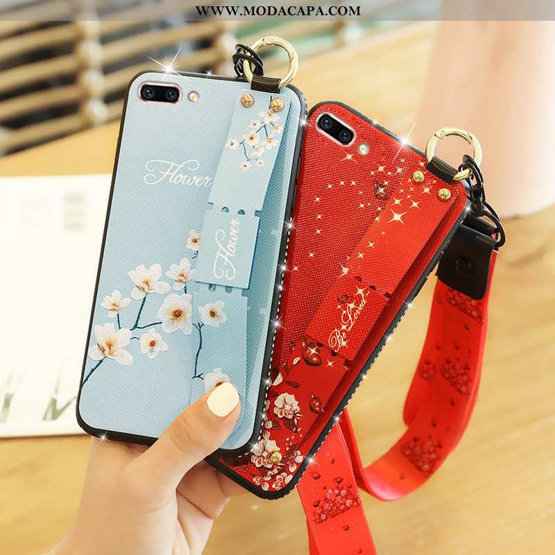 Capa iPhone 7 Plus Personalizada Antiqueda Protetoras Tendencia Cases Cordao Telemóvel Venda