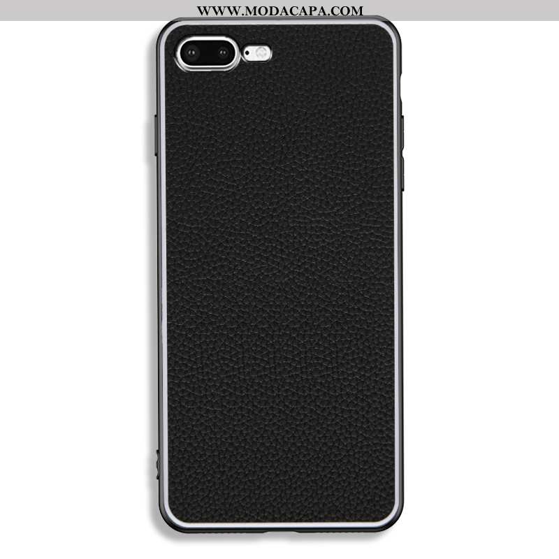 Capas iPhone 7 Plus Couro Protetoras Minimalista Cases Telemóvel Antiqueda Baratos