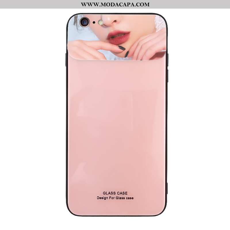Capa iPhone 7 Criativas Silicone Malha Vermelho Completa Rosa Telemóvel Comprar