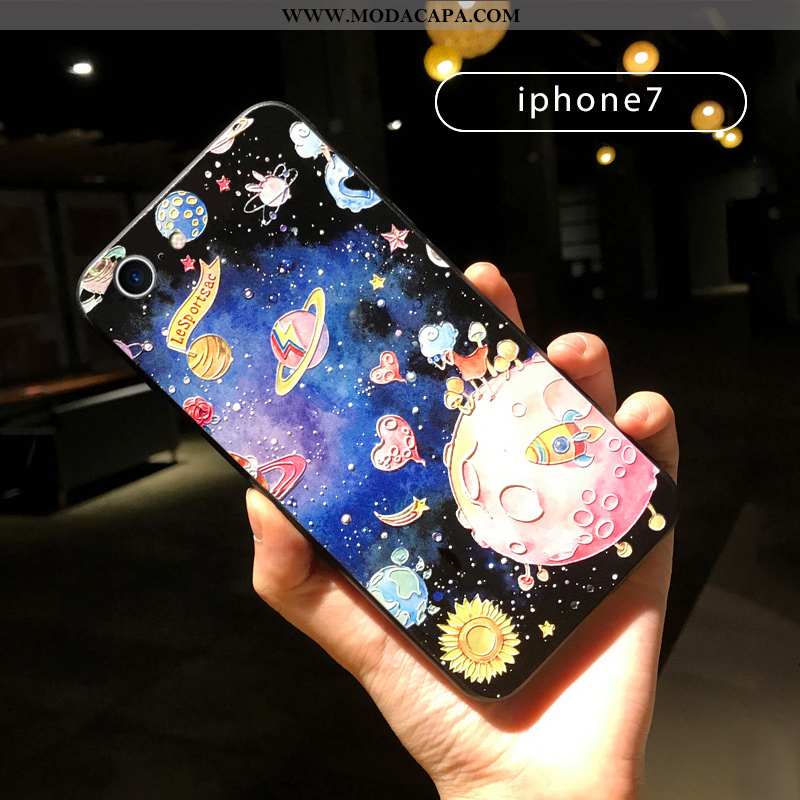 Capas iPhone 7 Soft Telemóvel Antiqueda Nova Personalizada Cordao Comprar