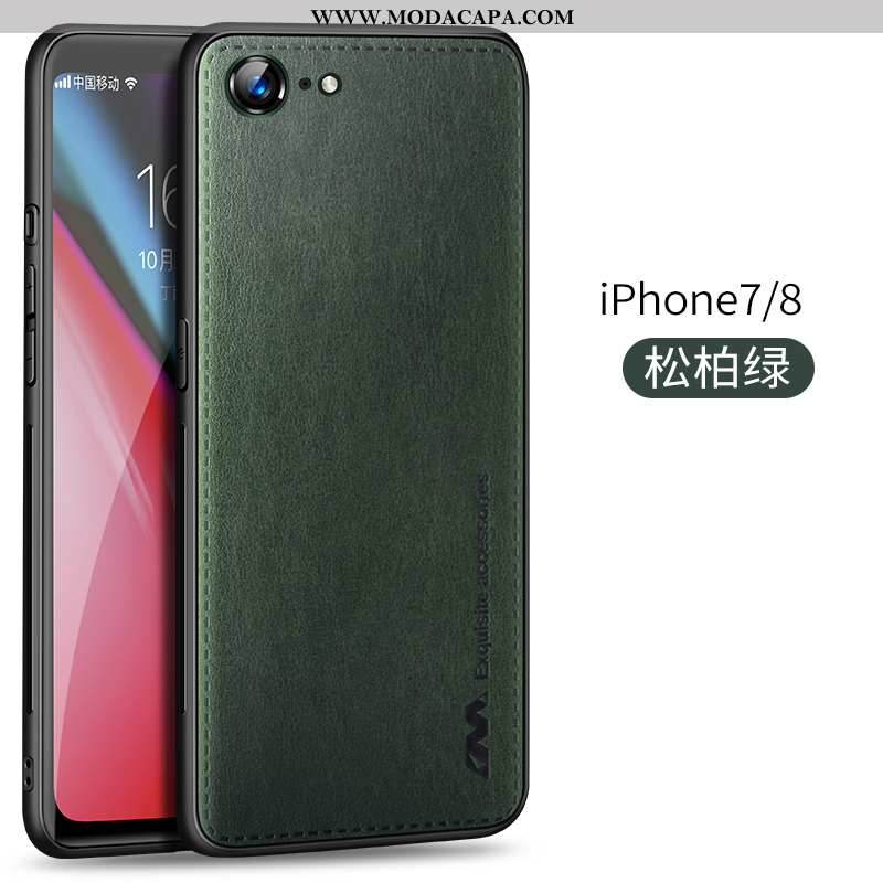 Capas iPhone 7 Tendencia Cases Couro De Grau Business Pu Personalizado Venda