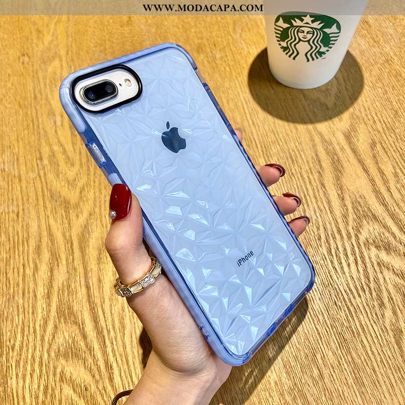 Capa iPhone 8 Plus Tendencia Completa Capas Cases Criativas Telemóvel Silicone Baratas