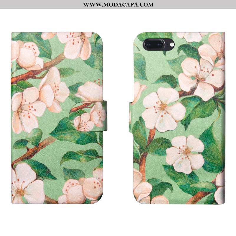 Capas iPhone 8 Plus Couro Personalizado Simples Protetoras Nova Cover Promoção