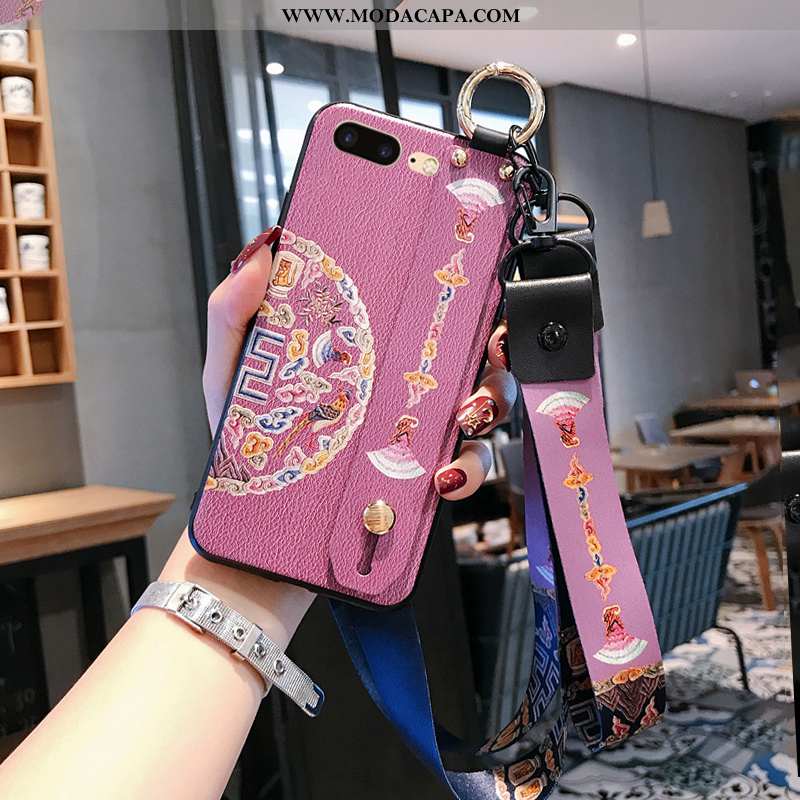 Capa iPhone 8 Plus Cordao Wrisband Telemóvel Palace De Grau Retro Rosa Comprar