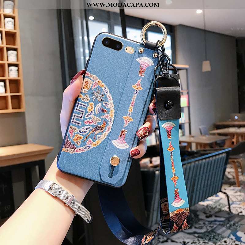 Capa iPhone 8 Plus Cordao Wrisband Telemóvel Palace De Grau Retro Rosa Comprar