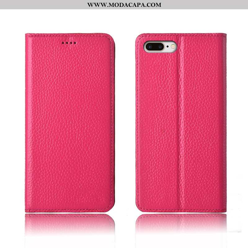 Capa iPhone 8 Plus Silicone Cases Protetoras Telemóvel Couro Nova Soft Venda