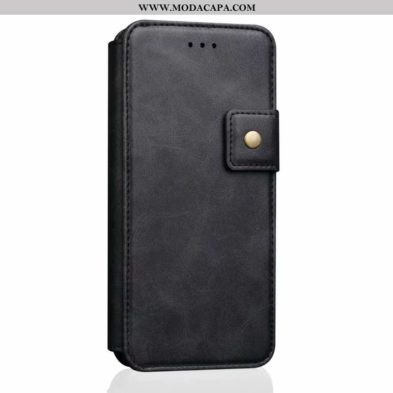 Capa iPhone 8 Plus Couro Telemóvel Business Marrom Antiqueda Nova Criativas Baratos