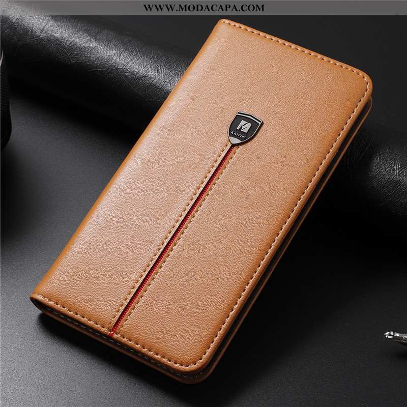 Capas iPhone 8 Plus Couro Legitimo Antiqueda Telemóvel Business Protetoras Cases Promoção