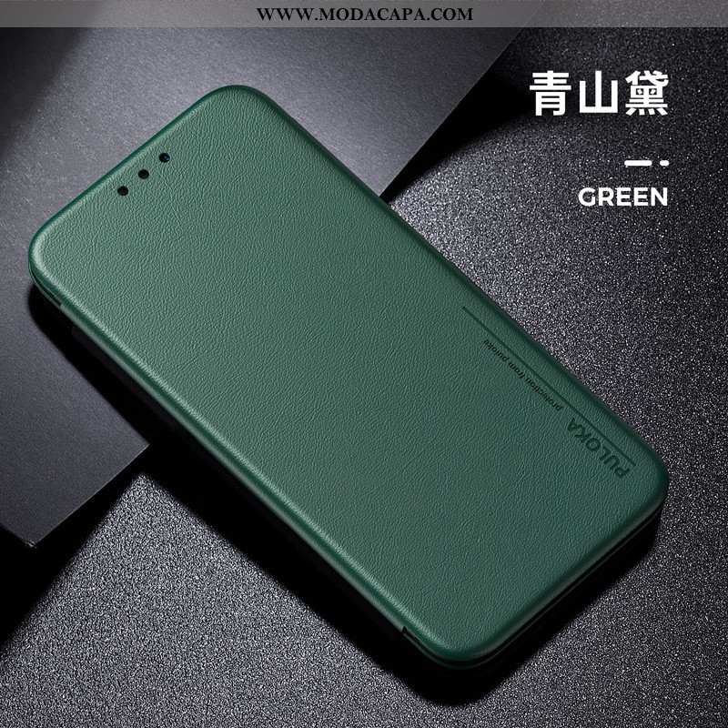 Capas iPhone 8 Personalizada Couro Protetoras Verde Cases Slim Barato