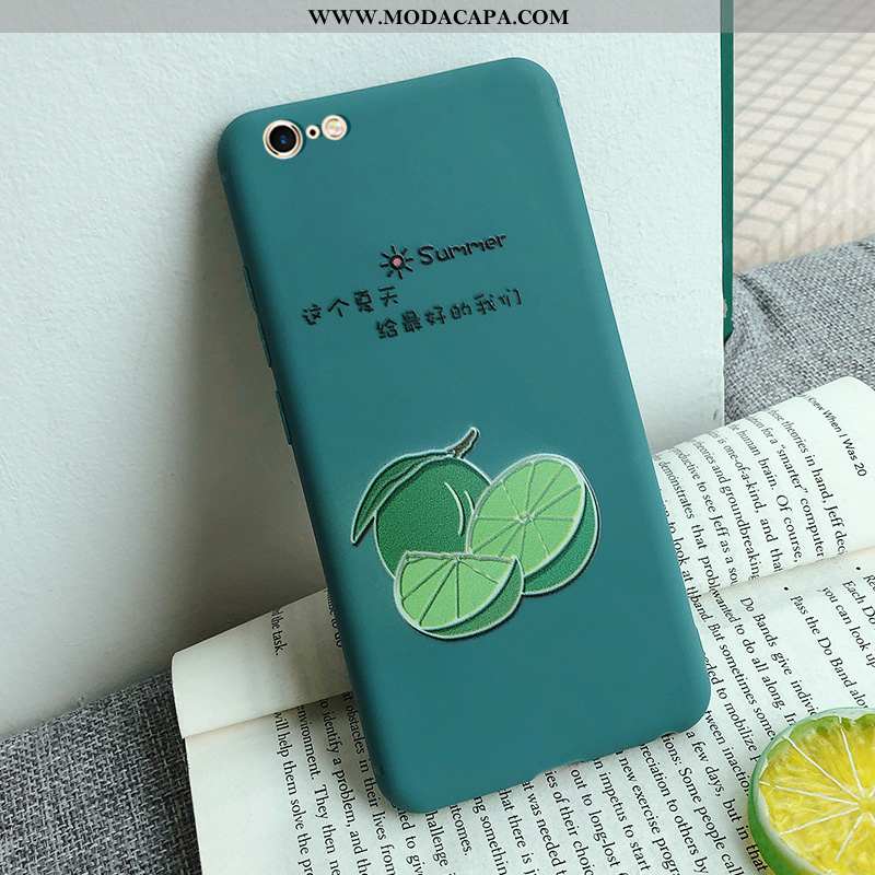 Capa iPhone 8 Soft Antiqueda Telemóvel Verde Capas Cola Desenho Animado Comprar