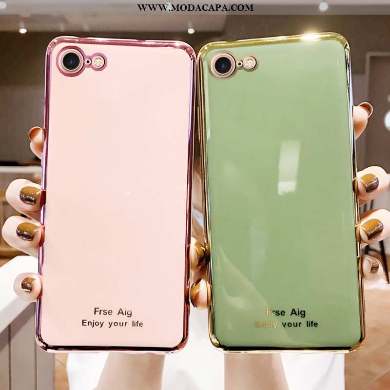 Capa iPhone 8 Tendencia Capas Criativas Completa Personalizada Soft Casal Baratas