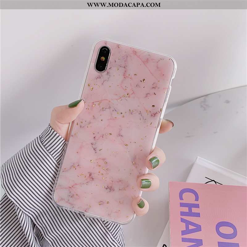 Capas iPhone X Protetoras Cases Rosa Nova Personalizado Marmore Completa Promoção