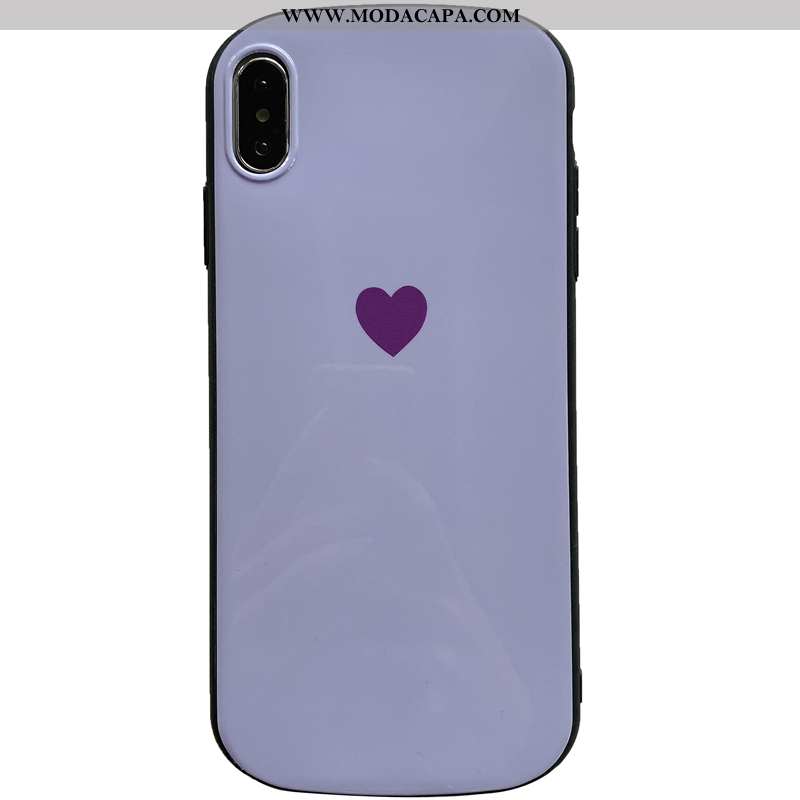 Capas iPhone X Personalizada Simples Protetoras Cases Coração Nova Baratas