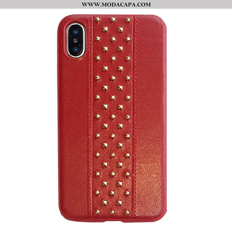 Capa iPhone X Metalica Protetoras Simples Lisas Telemóvel Cases Capas Promoção