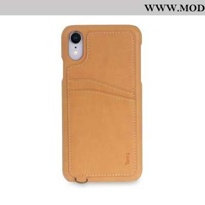 Capa iPhone Xr Couro Cases Capas Telemóvel Marrom Dupla Comprar