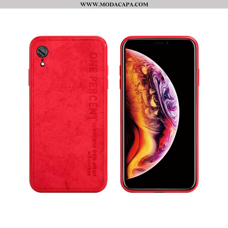 Capas iPhone Xr Couro Telemóvel Amarela Silicone Simples Cases Online