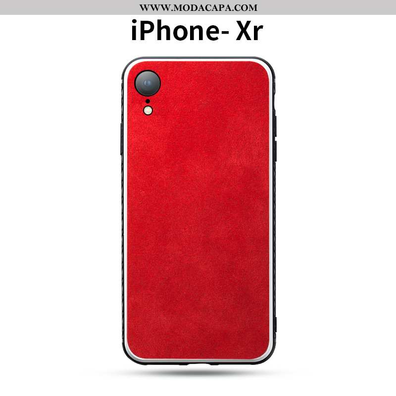 Capas iPhone Xr Casaco De Pele Silicone Fosco Cases Tendencia Telemóvel Baratas