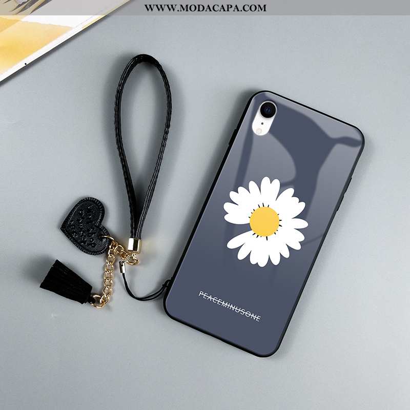 Capa iPhone Xr Criativas Completa Frente Antiqueda Cases Preto Vermelho Baratas