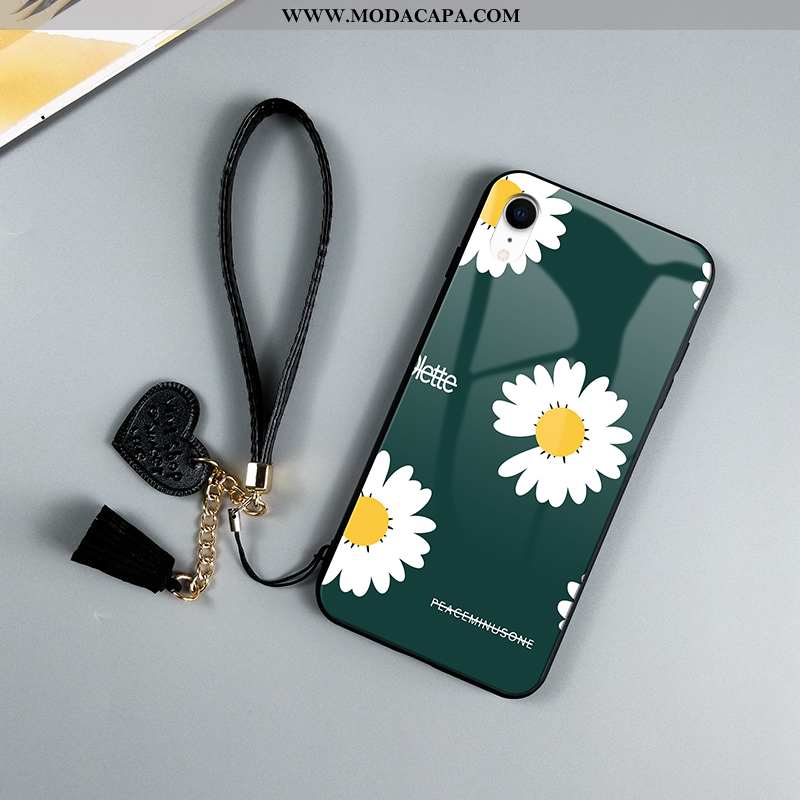 Capa iPhone Xr Criativas Completa Frente Antiqueda Cases Preto Vermelho Baratas