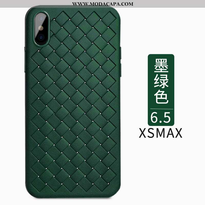 Capa iPhone Xs Max Super Calor Telemóvel Minimalista Preto Protetoras Antiqueda Venda