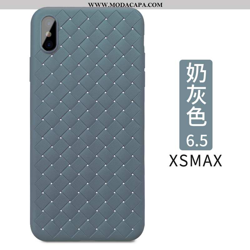 Capa iPhone Xs Max Super Calor Telemóvel Minimalista Preto Protetoras Antiqueda Venda