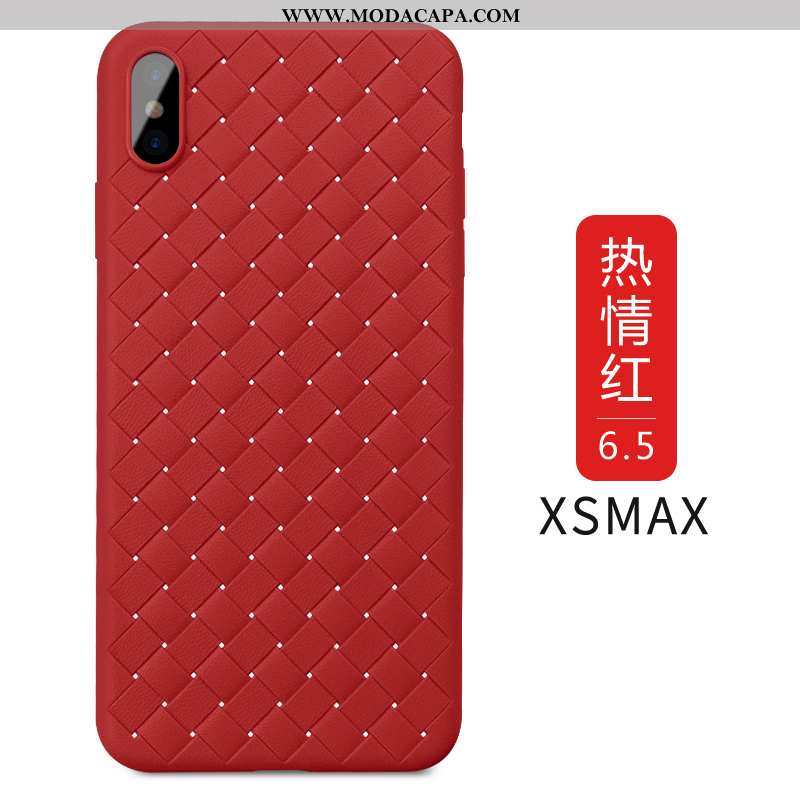 Capa iPhone Xs Max Super Calor Telemóvel Minimalista Preto Protetoras Antiqueda Venda